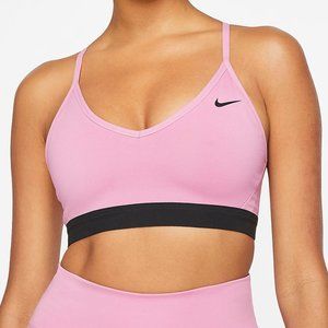 PINK NIKE INDY SPORTS BRA